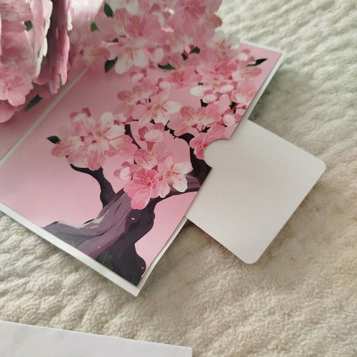 3D greeting card new with envelope