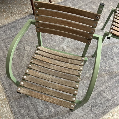 Aluminum balcony chair used
