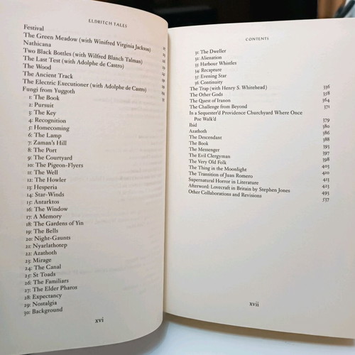 Eldritch Tales H. P. Lovecraft hardcover book used in English