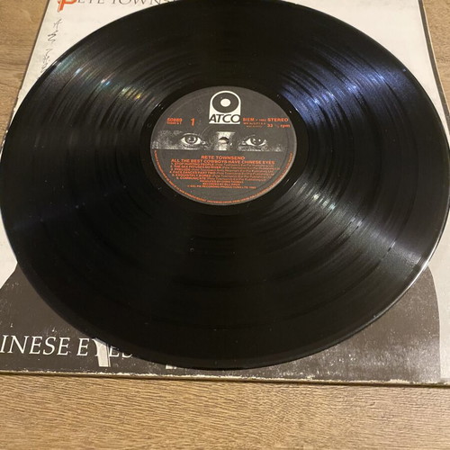 Pete Townshend Chinese Eyes LP like new, rock