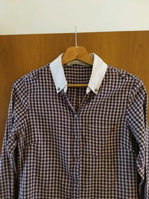 Zara women's checked shirt used, size M