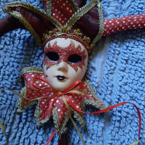 Decorative mask for wall or table