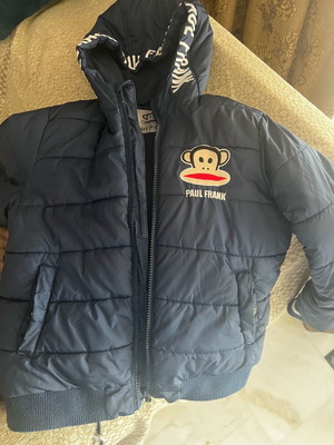 Paul Frank kids jacket like new, blue, age 7-8