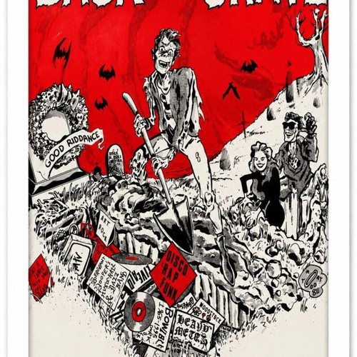 Back From The Grave poster 32×23cm with frame