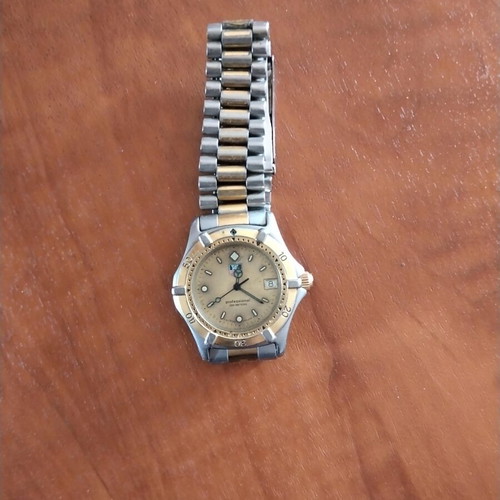 Tag Heuer men's watch used, gold and silver