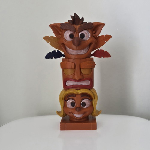 Totem Crash Bandicoot 3D like new, 9x5x15cm