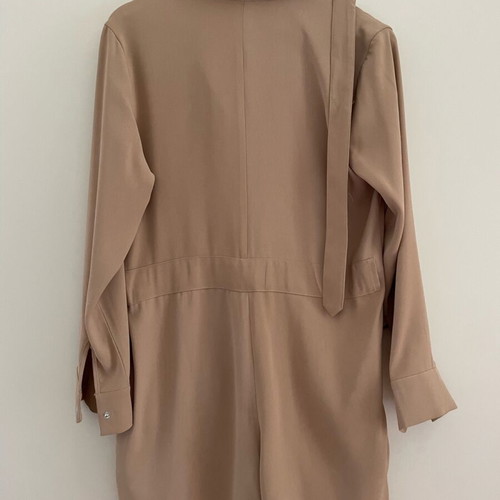 Daphnea Paris one-piece shorts new, size Medium beige