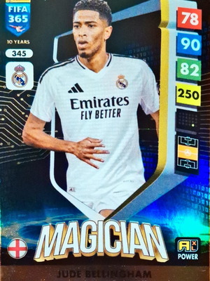 Картичка Jude Bellingham Adrenaline XL 2025 Magician нова