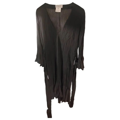 Givenchy Whimsy long black dress like new with asymmetric sleeves