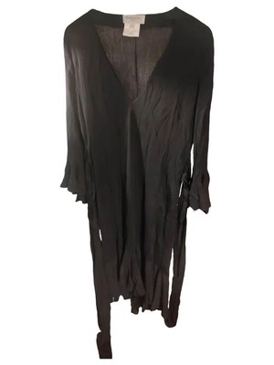 Givenchy Whimsy long black dress like new with asymmetric sleeves