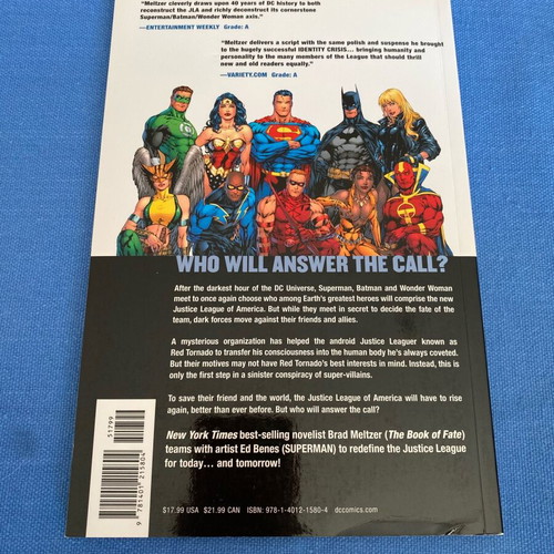 Justice League of America Vol. 1 The Tornado's Path like new