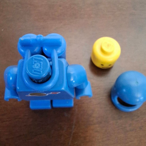 Lego Classic Space Minifigure Blue with Air Tanks like new