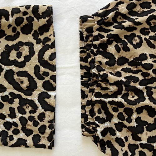 Leopard set Shein like new, brown multicolor