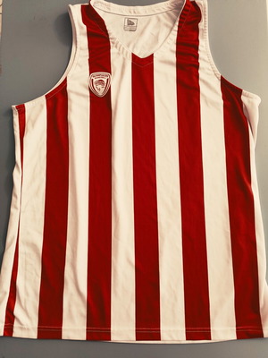 Olympiacos Basketball Jersey used, official merchandise, large