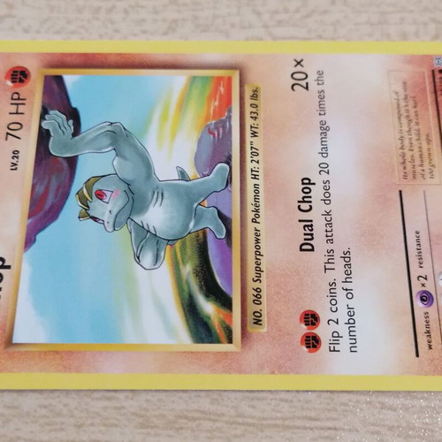 Pokémon Machop Evolutions 2016 card new