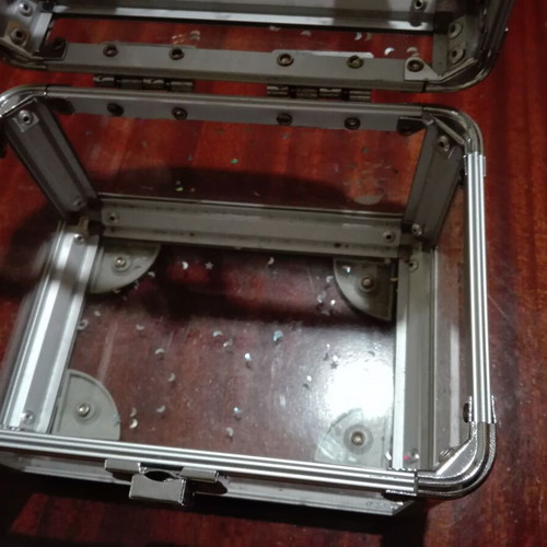 Storage box used with lock and 2 keys