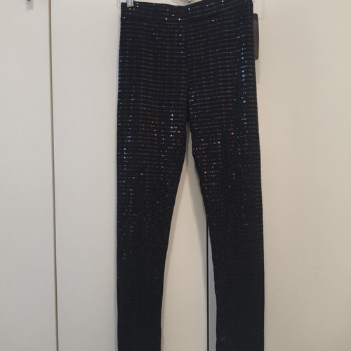 Black Leggings with Sequins Created by K new with tag