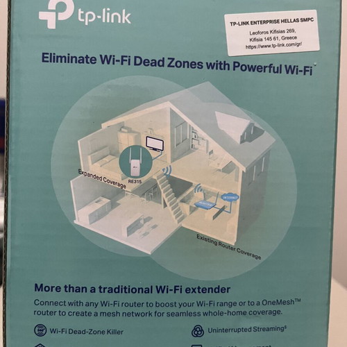 Tp-link Mesh Wi-Fi Extender AC1200 RE315
