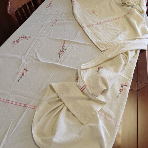 Linen curtains like new, handmade, 200x240 cm each