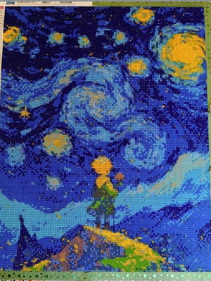 Diamond Painting Little Prince like new, handmade diamond art canvas