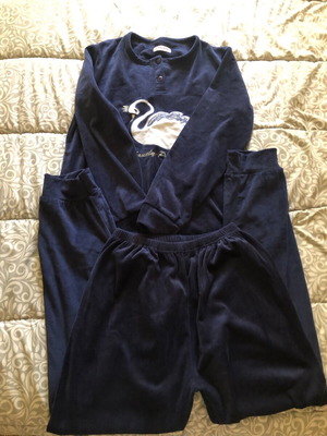 Cotton women's pajamas new, blue, sizes S and M