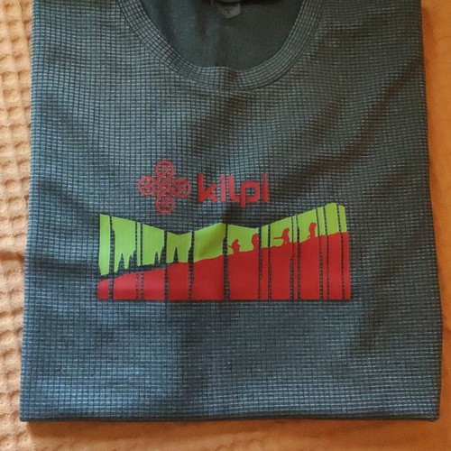 Kilpi Giacinto hiking technical T-shirt L new, dark grey