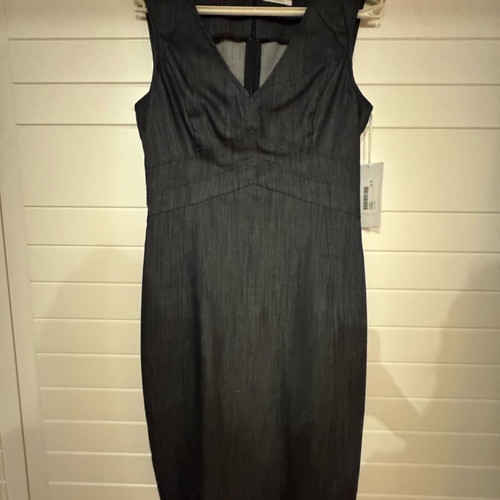 Sleeveless dress new, slim fit, blue, size M