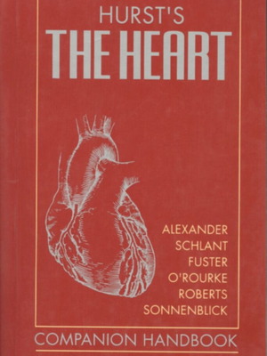 Hurst's The Heart Companion Handbook medical book like new, English