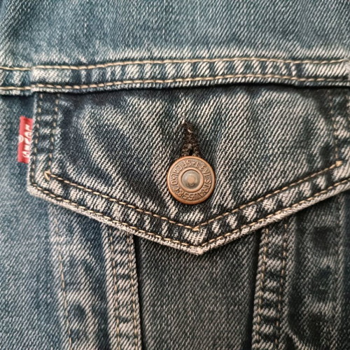 Vintage Levi's jacket used, women's blue size L
