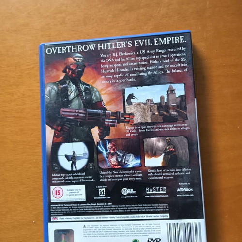 Return to Castle Wolfenstein PS2 παιχνίδι μεταχειρισμένο, σε καλή κατάσταση