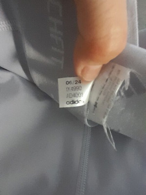 Adidas women's sports leggings like new, grey, size M