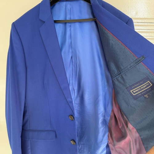 Beneto Maretti Blue Suit size 56 like new