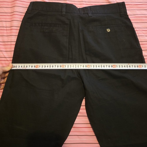 Dur casual men's pants, black, size S, fabric