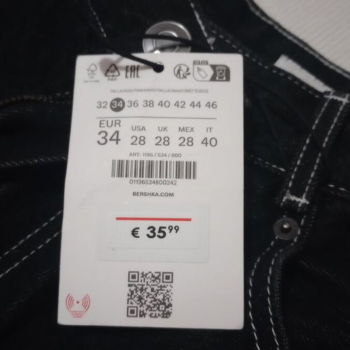 Jean Nomad Teen Bermuda Shorts New Blue Size S
