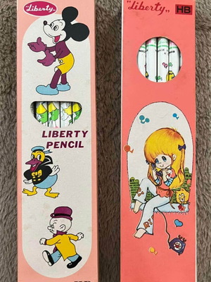 Vintage pencil sets new, pack of 2 Liberty
