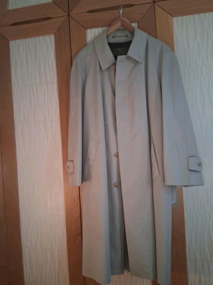 Men's Diolen trench coat gray size Medium like new