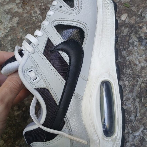 Nike Air Max Command sneakers used, size 38, black and white