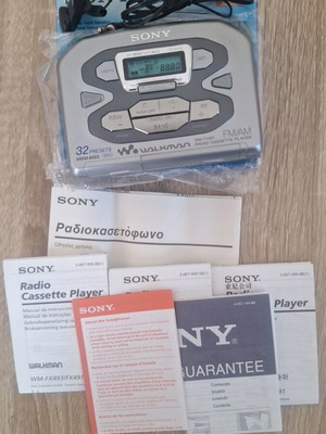 Sony Walkman WM-FX491 New Old Stock, new condition