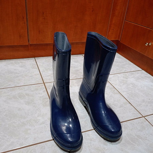 Women's blue galoshes size 39 like new
