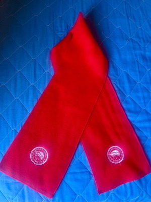 Olympiacos fleece scarf new, authentic