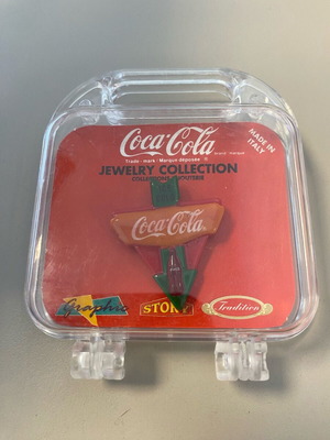 Collectible Coca Cola Jewelry Collection pin new, made in Italy