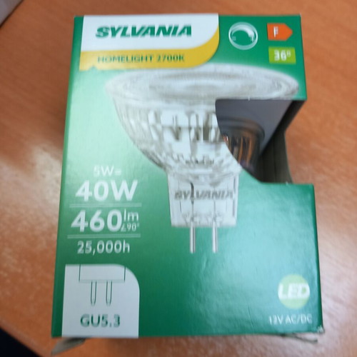 Sylvania LED MR16 GU5.3 5W 24-Pack new, 460 lumens, warm white