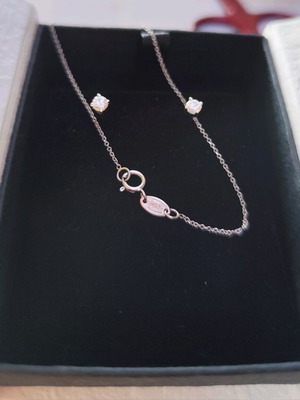 14k white gold set