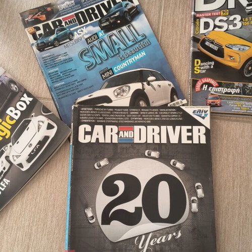 Car and Driver car magazines, pack of 20