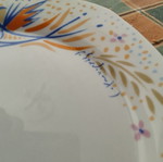 Stathopoulos collectible plates set of 4, like new, large