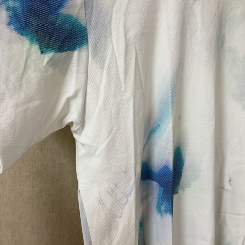 ASOS oversized white and blue T-shirt