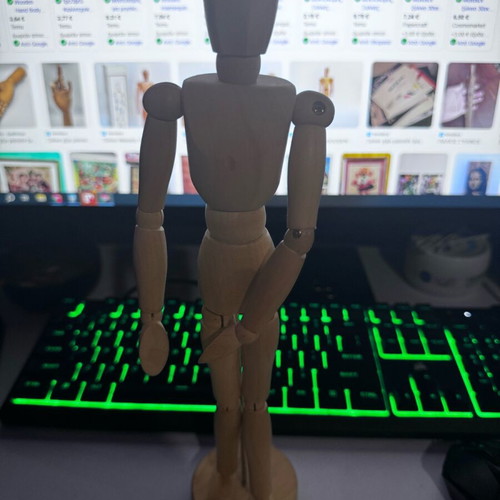 Wooden mannequin like new