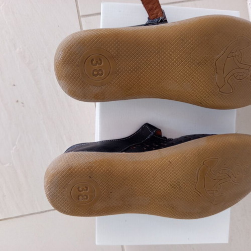 Voi&Noi Anesis Leather Ballerinas Like New, Blue, Size 38