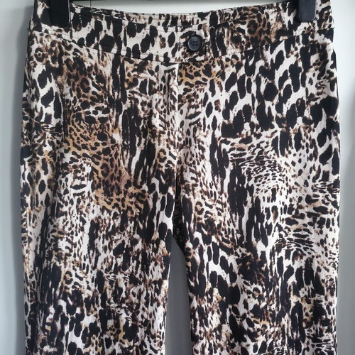 GLS women's crop pants L/XL like new, beige and brown