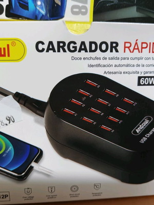 Πρίζα με 12 θύρες USB 60W καινούργια